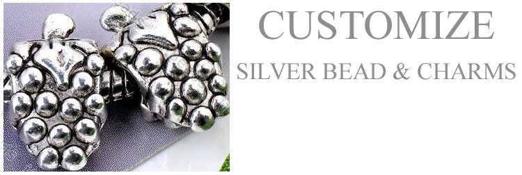 customize 925 silver beads
