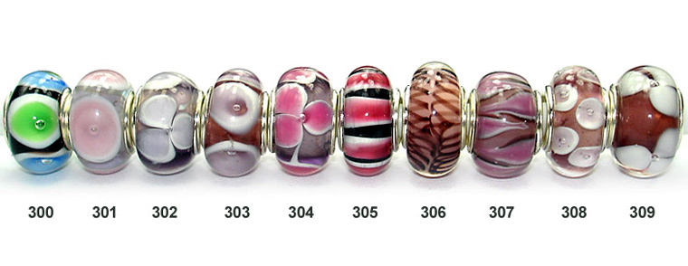 silver core glass bead catalog